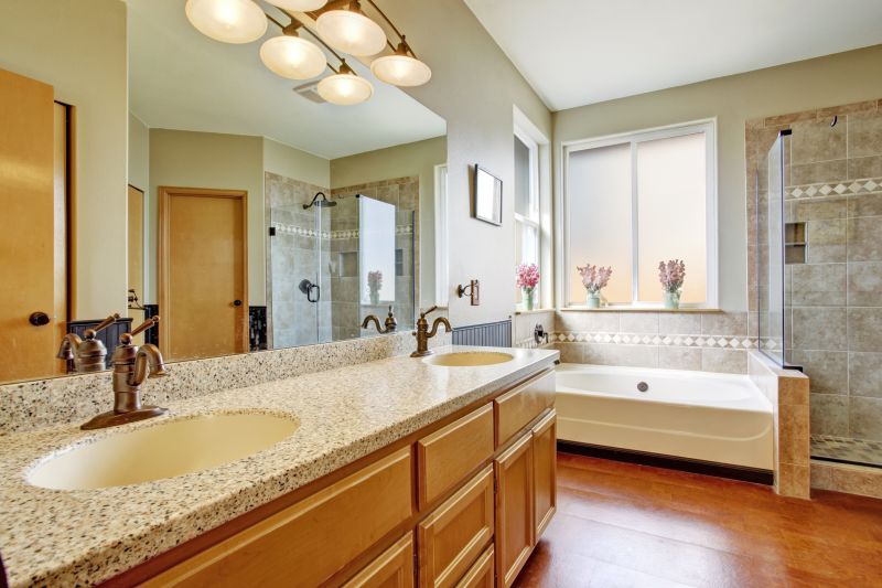Bathroom with Granite Vanity